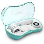 Fancii Gesichtsreinigungsbürste wasserdicht Gesichtsbürste mit 3 exfoliating Bürstenaufsätze - komplettes Gesichts Spa System für sanfte Exfoliation und Tiefenreinigung