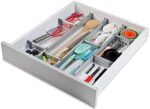 Practical Comfort Schubladen Organizer, Verstellbarer Schubladeneinsatz aus Aluminium für Clutter-Freie Küche, Schubladen, Büro, Klinik – Bild 9