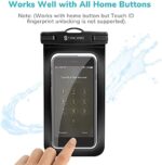 Syncwire wasserdichte Handyhülle Unterwasser Wasserfeste - 2 Stück 7 Zoll DOPPELT VERSIEGELT Wasserdicht Handy Hülle Handytasche für iPhone 13 Pro Max Mini 12 SE 11 XS XR X 8 7 6+ Samsung Huawei etc – Bild 6