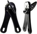 wenco premium Sicherheitsdosenöffner, Für Rechts und Linkshänder, Länge: 17 cm, Kunststoff,Rostfreier Edelstahl, Schwarz – Bild 2