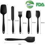 Vicloon Silikon Küchenhelfer, 6 PCS Silikon Spatel enthalten Suppenlöffel, Backpinsel, Spatel, Hitzebeständige & Antihaft Einem Kern Edelstahl und Nahtloses Einteiliges Design – Bild 2
