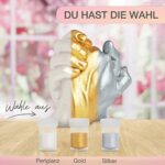 larella 3D Handabdruck-Set für Paare - mit 3 FARBEN - Geschenk-Idee für Pärchen & Familie - MADE in GERMANY - Gipsabdruck-Set für DIY Hände-Skulptur – Bild 3