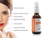 Maritime Naturals, Natürliches Vitamin C Serum Gesicht von Maritime Naturals, Hyaluronsäure, Zertifiziert Biologisch, Anti-Aging und Anti-Wrinkle, Grosse 60ml Flasche – Bild 2