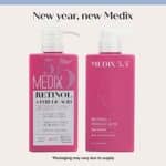 Medix 5.5 Retinol Creme mit Ferulic Acid Anti Sagging Treatment Gegen Crepey Falten und sonnengeschädigte Haut Anti-Aging Creme angereichert mit schwarzem Tee, Aloe Vera und Kamille – Bild 2