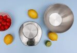 EXZACT Digitale Küchenwaage Edelstahl, Elektronische Kochwaage mit Abnehmbarer Schüssel zum Backen und Kochen, Tara-Funktion, Max 5 kgs, küchenwaage mit schüssel – Bild 6