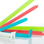 com-four® Verschlussclips aus Kunststoff, Verschlussklammern in verschiedenen Grössen und Farben, Gefrierbeutel Clips, Beutelclipse für Cornflakes, Nüsse, Kaffee – Bild 4