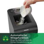 Philips Pastamaker, vollautomatisch, Wiegefunktion, 8 Formaufsätze, grau/schwarz (HR2382/15) – Bild 6