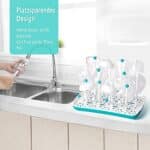 Termichy Trockenständer Babyflaschen, Abtropfgestell für Babyflaschen, Saugern, Bechern und Babyflaschen Zubehör, BPA-frei – Bild 4