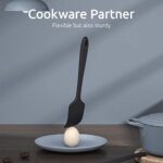 U-Taste Silikon Spatel & Teigschaber 4er Set, 315℃ Hitzebeständiger Antihaft Gummispachtel Kuchenspatel, Nahtloses Einteiliges Design für Kochen Backen Mischen – Bild 5