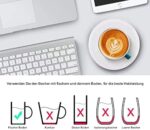 Elektrischer Kaffeewärmer, Automatische Abschaltung Getränkewärmer mit Elektrisch Warmhalteplatte bis zu 131F/55℃ für den Schreibtisch, Tassenwärmer Kaffee Wärmer für Wasser, Kakao, Milch oder Suppe – Bild 4