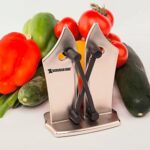 Bavarian Edge Messerschärfer, Messerschleifer für alle Messer inklusive Sägemesser, nie wieder stumpfe Messer mit dem Messerschärfer, Profi aus Wolframkarbid – Bild 8