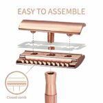 Metall Rasierer Frauen | Eco Rasierer Frauen | Nassrasierer Damen | Rasierhobel Damen | Zero Waste Rasierer | Einklingen Rasierer | Safety Razor | Double Edge Razor | Bambaw – Bild 7
