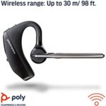 Plantronics - Voyager 5200 UC (Poly) - Bluetooth-Headset (monaural) - USB-A-kompatibel für den Anschluss an PC und/oder Mac - Funktioniert mit Teams, Zoom & mehr - Geräuschunterdrückung – Bild 6