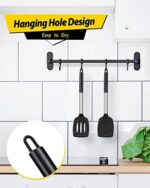BUNDLEPRO, Proto Future Hochwertiges Küchensieb Set, FeinmasPfannenwender aus Silikon, robust, antihaftbeschichtet, geschlitzt, hitzebeständig, BPA-frei, ideales Kochgeschirr für Fisch, Eier, Pfannkuchen, 2 Stück – Bild 4