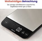 Etekcity Digitale Küchenwaage – Präzise 1g, bis 10kg, LCD-Display, Tara-Funktion, USB-aufladbar – Bild 6