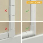 D-Line Micro+ Kabelkanal Selbstklebender, Halbrunde Kabelführungen – Bild 5