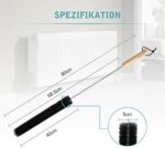 Heizkörperbürste, AIEVE 80cm Heizungsbürste Heizkörper Reinigungsbürste Bürste Reiniger Reinigung Werkzeug für Heizung Heizungkörper – Bild 2