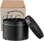 iLC Grinder Crusher Mühle für Spice,Kräuter,Gewürze,Herb,Kaffee mit Pollen Scraper 2", Gemacht aus Zinklegierung, 4 Teiliges, Diamantförmige Zähne – Bild 5