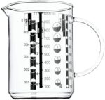 WMF Gourmet Glas Messbecher 1,0l, hitzebeständiges Glas, Skalierung für Liter, Milliliter, Tassen und Gramm & Touch Küchenschere 21 cm, Haushaltsschere mit Sägeschliff, schwarz – Bild 3