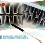 Heizkörperbürste, AIEVE 80cm Heizungsbürste Heizkörper Reinigungsbürste Bürste Reiniger Reinigung Werkzeug für Heizung Heizungkörper – Bild 4
