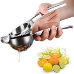 Wonsefoo, Manuelle Zitronenpresse, strapazierfähige Handpresse, Zitronenpresse, Saftpresse, sichere, schnelle und effektive Entsaftung, super leicht zu reinigen