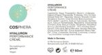 Cosphera, Hyaluron Performance Creme 50 ml, vegane Tages und Nachtcreme hochdosiert für Gesicht, Hals, Dekolleté, Augen, Anti-Falten Feuchtigkeitsbehandlung für Frauen und Männer – Bild 5