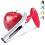 Apfelentkerner, Newness Premium Apfelausstecher Apfelkernausstecher Apfel Entkerner, Edelstahl Apple Corer Pear Core Entferner Werkzeug für Home & Küche mit scharfer gezackter Klinge Angle Handle