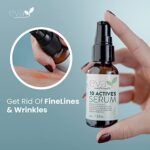 Eva Naturals 10 Actives Skin Serum (30 ml), Feine Linie, Entferner für dunkle Flecken im Gesicht Mit Niacinamid, Hyaluronsäure, Vitamin C und Vitamin E – Bild 5