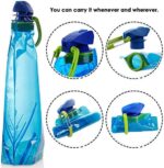 maxin Faltbarer Wasser-Flaschen-Satz von 3, Flexible zusammenklappbare Wiederverwendbare Wasser-Flaschen für das Wandern, Abenteuer, das Reisen, 700ML. – Bild 3