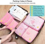 Vicloon Koffer Organizer, 8-in-1-Set Gepäck Organizer, Wasserdichte Reise Kleidertaschen umfassen 2 Schuhbeutel, 3 Packwürfel und 3 Aufbewahrungsbeutel, für Kleidung Schuhe Unterwäsche Kosmetik – Bild 3