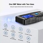 ERICKHILL EMF-Messgerät, digitaler Strahlungsdetektor für elektromagnetische Felder Handgehaltener LCD-EMF-Detektor wiederaufladbarer für Heim-EMF-Inspektionen, Büro, Outdoor – Bild 3