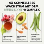 Eclat Skincare, Biologisches Wimpernwachstumsserum für längere, vollere, dichtere Wimpern, Schnelles Wimpernwachstumsserum & Brauenverstärker für natürliche Wimpern, Augenbrauen, Wimpernverlängerungen – Bild 4