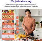 Etekcity Digitale Küchenwaage – Präzise 1g, bis 10kg, LCD-Display, Tara-Funktion, USB-aufladbar – Bild 8