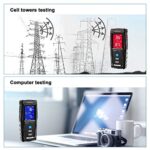 ERICKHILL EMF-Messgerät, digitaler Strahlungsdetektor für elektromagnetische Felder Handgehaltener LCD-EMF-Detektor wiederaufladbarer für Heim-EMF-Inspektionen, Büro, Outdoor – Bild 6