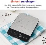 Etekcity Digitale Küchenwaage – Präzise 1g, bis 10kg, LCD-Display, Tara-Funktion, USB-aufladbar – Bild 11