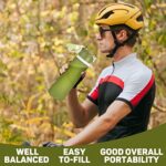 Kemier kollabierbare Silikon-Wasserflaschen-750ML, Medizinische Qualität, BPA-Frei, FDA-Zugelassen, Aufrollen, 26oz, auslaufsicher, Faltbar Sport & Outdoor-Wasserflaschen – Bild 7