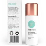 Cosphera, Hyaluron Performance Creme 50 ml, vegane Tages und Nachtcreme hochdosiert für Gesicht, Hals, Dekolleté, Augen, Anti-Falten Feuchtigkeitsbehandlung für Frauen und Männer – Bild 2