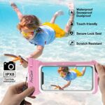 ProCase 2 Stück wasserdichte Uni Handyhülle Waterproof Phone Case bis 6.9" Unterwasser Handytasche für iPhone 14 13 12 11 Pro Max/Galaxy A13 A53 S22 S21 und Weiteren Smartphones – Bild 2