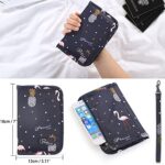 Tuscall Reisepass Tasche Ausweistaschen Reisepasshülle Dokumententasche Reise Brieftasche Wasserdicht Passport Etui für Damen/Herren – Bild 4