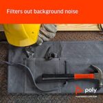 Plantronics - Voyager 5200 UC (Poly) - Bluetooth-Headset (monaural) - USB-A-kompatibel für den Anschluss an PC und/oder Mac - Funktioniert mit Teams, Zoom & mehr - Geräuschunterdrückung – Bild 5