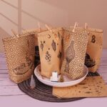 DIY ramadan zum Befüllen-Eid Mubarak tüten-30 Bedruckte Kraftpapiertüten-Geschenktüten zum Aufstellen und Dekorieren-ramadan dekoration set-wiederverwendbar – Bild 2