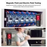 ERICKHILL EMF-Messgerät, digitaler Strahlungsdetektor für elektromagnetische Felder Handgehaltener LCD-EMF-Detektor wiederaufladbarer für Heim-EMF-Inspektionen, Büro, Outdoor – Bild 4