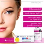 Der Testsieger 2022 Premium Kollagen Hyaluron Kapseln + Superfood Gojibeere und Grüntee - 180 Kollagen Kapseln vom Weiderind. 1000mg Kollagen Hydrolysat, Biotin, Selen, Zink, Vitamine C, B2, B3 – Bild 3