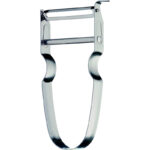 WMF Gourmet Sparschäler Pendelklinge 11,5cm, Obst-Gemüseschäler einschneidig, Kartoffelschäler, Cromargan Edelstahl poliert, spülmaschinengeeignet