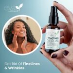 Eva Naturals 10 Actives Skin Serum (30 ml), Feine Linie, Entferner für dunkle Flecken im Gesicht Mit Niacinamid, Hyaluronsäure, Vitamin C und Vitamin E – Bild 2