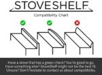 Stoveshelf – Schwarz – 76,2 cm – Magnetisch Herd Regal für Küche Herd, Spice Rack, Küche Aufbewahrung Lösung, Zero Installation – Bild 9