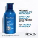 Redken | Haarshampoo für sprödes und geschädigtes Haar, Anti Haarbruch, Mit Sojaproteinen, Ceramiden, Sepicap und Arginin, Extreme Shampoo – Bild 4
