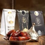 HOWAF Eid Mubarak Papiertüten, 12 Stück Eid Geschenktüten mit Aufkleber Candy Tüten zum Verpacken von Geschenken, Giveaways, Kindergeburtstag, Hochzeit, Muslim Ramadan Party – Bild 6