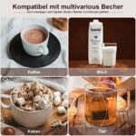 Elektrischer Kaffeewärmer, Automatische Abschaltung Getränkewärmer mit Elektrisch Warmhalteplatte bis zu 131F/55℃ für den Schreibtisch, Tassenwärmer Kaffee Wärmer für Wasser, Kakao, Milch oder Suppe – Bild 6