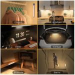 MERTTURM Schrankbeleuchtung LED mit Bewegungsmelder, Wiederaufladbar Dimmbare Sensor Licht, Super Hell Küchenleuchte für Kleiderschrank, Treppe, Wohnmobil – Bild 2